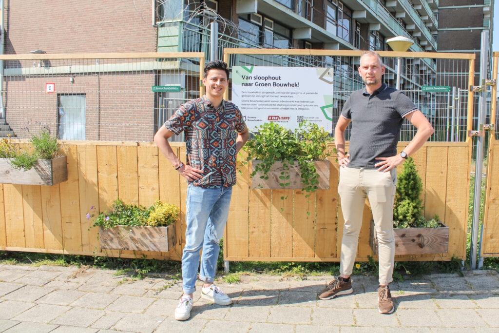 groene bouwhekken circulair hout hergebruik