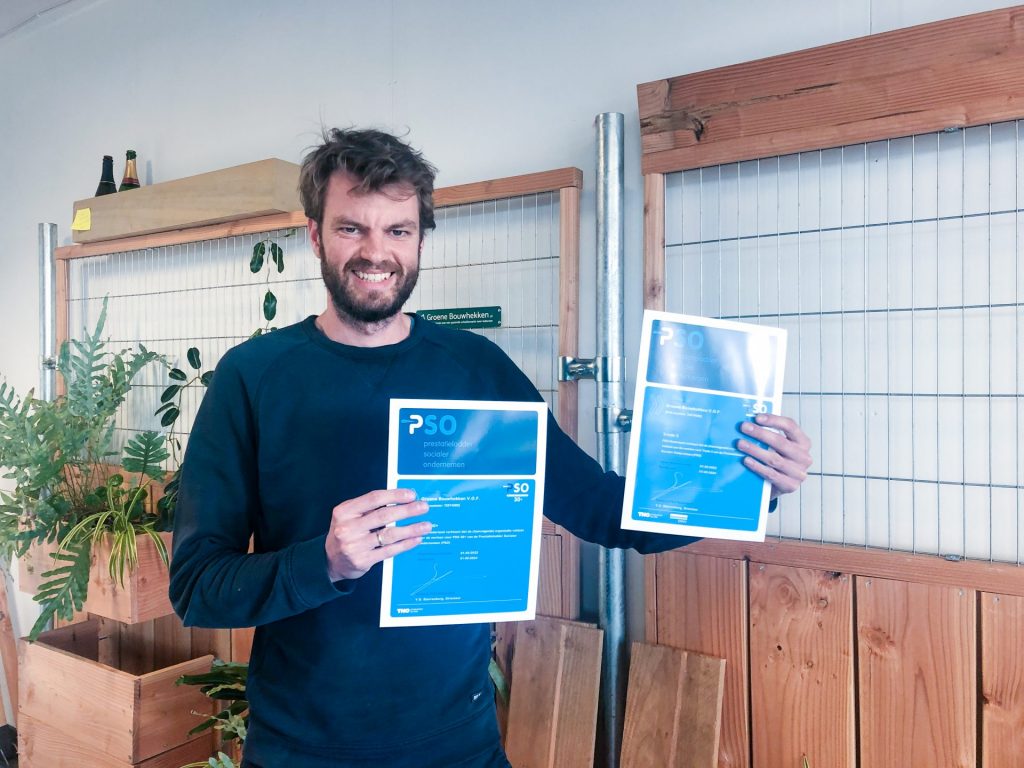 PSO 30+ Groene Bouwhekken certificaat