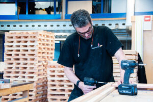 Pantar werkplaats sociaal houten infrahek