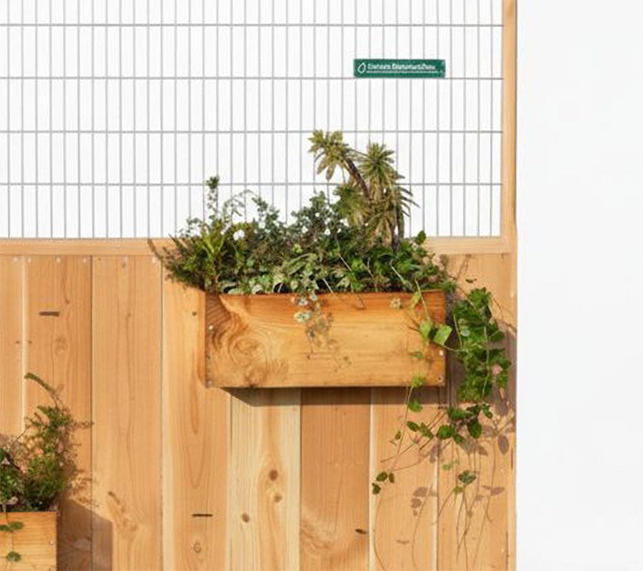 Plantenbak - Groene Bouwhekken